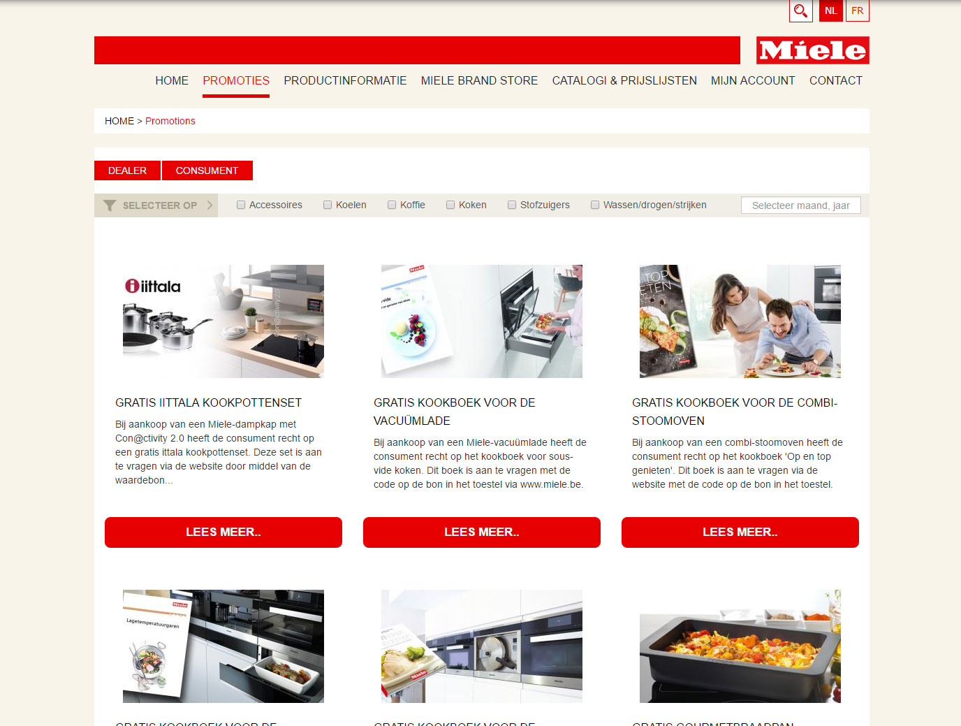 Dealerportaal Miele