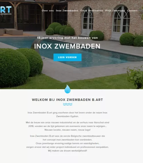 Inox Zwembaden B.art